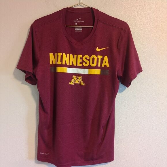 Minnesota Golden Gophers Nike Tee Short Sleeve Shirt Men's M Medium Maroon - Picture 1 of 7